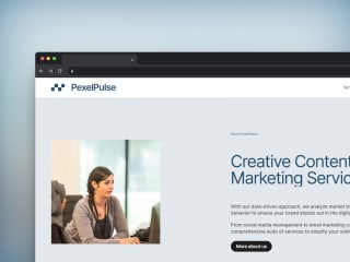 PexelPulse Marketing Website