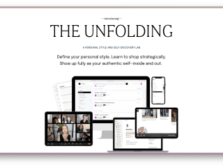 unfolding.style — Online Course Sales Page design & build