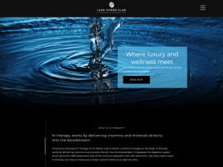 Website Design — Luxe Hydro Club