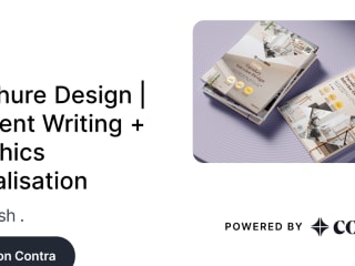 Brochure Design | Content Writing + Graphics Visualisation
