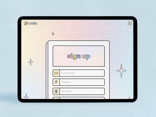 Signup form with CSS Paralax