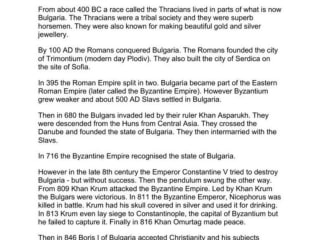 ANCIENT BULGARIA