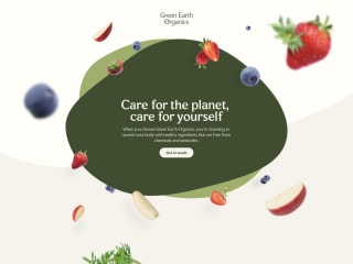 Green Earth Organics Website