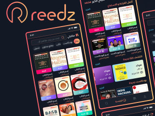 Reedz : Audio book and podcast streaming app design