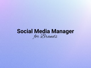 Social media management for Brands