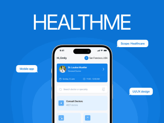 Mobile App design - HealthMe