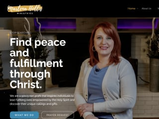 Marlena Hollis Ministries Website/Copywriting