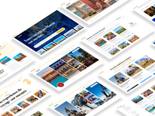 Kymri - UX/UI design for an online travel agency. 