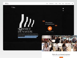 Sommet Dynastie | Conference Website Design