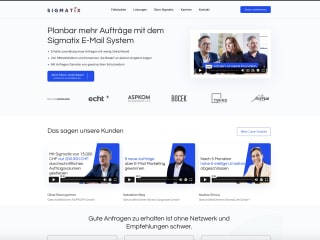 Sigmatix - Created a professional and modern website 