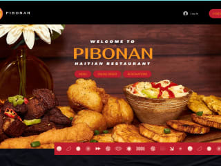 Pibonan Restaurant Web Design