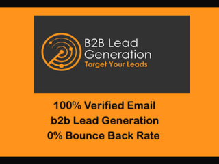 I will do b2b lead generation and targeted email list building