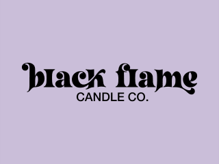 Black Flame Candle Co. Brand Design