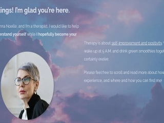 The Web Page of a Therapist