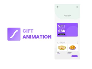 Gift App Animation (Lottie, GIF, Json)