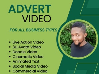 Eye-catching 3D avatar character animation business Ad Video