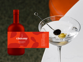 Modern, Vibrant NA Gin Brand & Packaging GinJeany