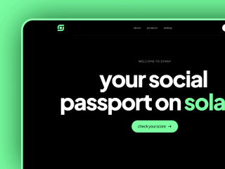 Synap - Landing Page