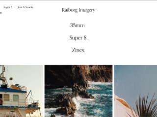 Web & Brand Design for Kaiborg Imagery
