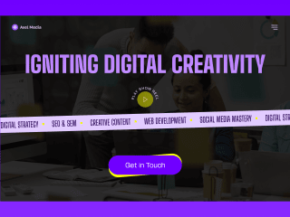 Digital Media Agency - Landing Page Design