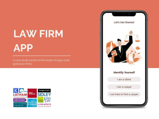 Law Firm App Design & Research - UX/UI Case Study :: Behance