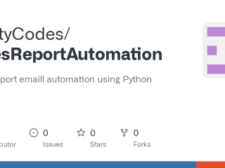 Sales Report email automation using Python