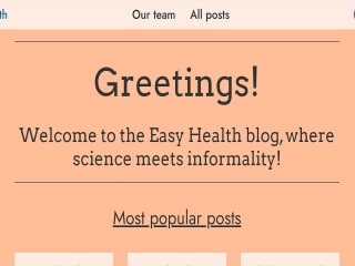 Easy Health Blog