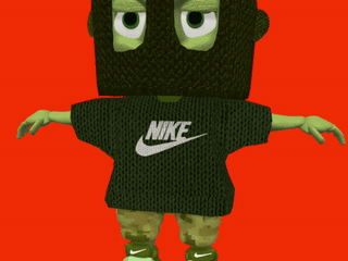 Nike Kids 3D Character Design 