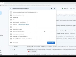 Inbox Management Creating Labels & Filters - YouTube