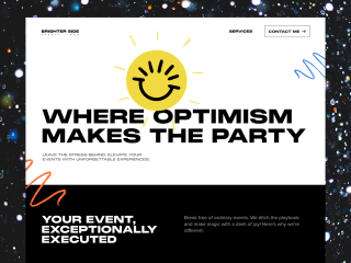 Brighter Side Events (Multi-page Framer Website)