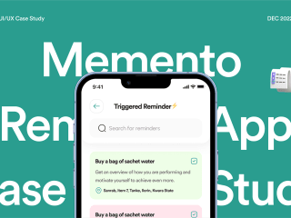 Memento Reminder App on Behance