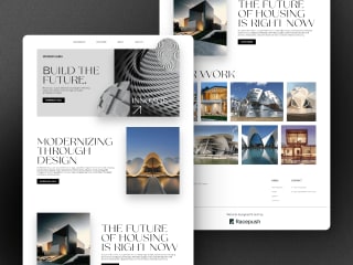 Modern Aura Architecture Firm Website
