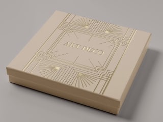 Art Deco Inspired Box Packaging