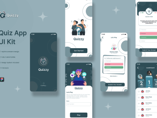 Quizzy- Quiz App UI Kit :: Behance