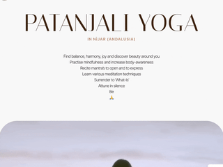 Patanjali Yoga Retreats ~ Landing Page