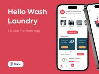 Hello Wash Laundry - Service Platform App