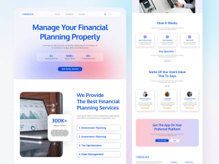 Financial Service Website