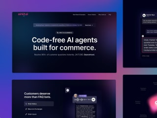 Airkit.ai — Code-free AI agents
built for commerce
