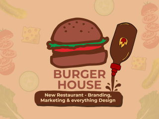 Burger House: Restaurant Branding, Marketing & Everything Design
