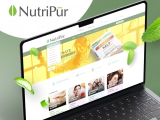 NutriPur - UI/UX Design and Web Development