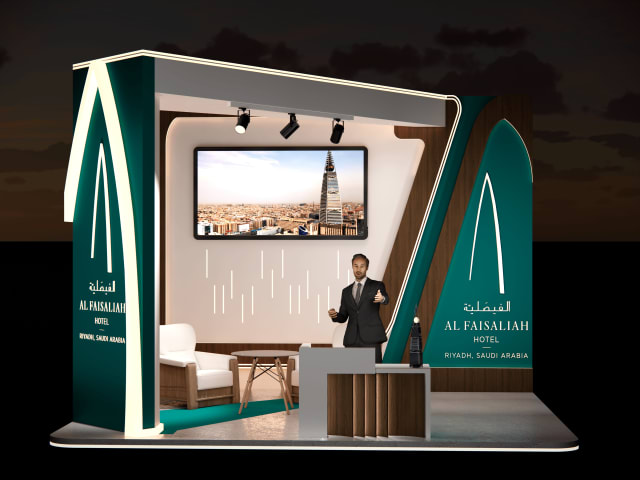 ALKHAIR CAPITAL'' Exhibition Booth Design - Riyadh on Behance