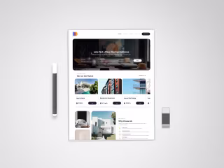 Real Estate - Landing Page Design