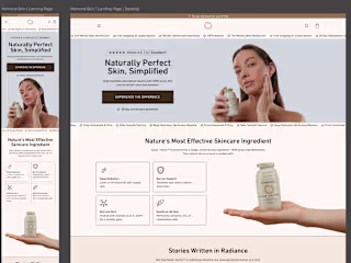 MOMONA SKIN Interactive Website Development