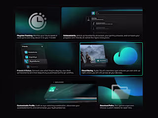 Game Launcher Landing Page - Case Study