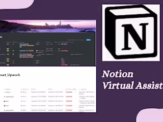 I will build the perfect notion workspace, virtual assistant