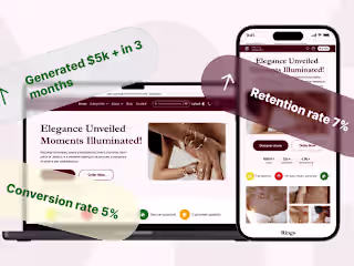 E-commerce Website UI/UX Design – Dazzling Ornaments (Figma)
