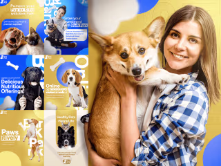 Social media | Campaign posts for a Petshop on Behance