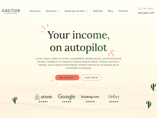 Helping Cactus V. R. achieving a competitive looking website