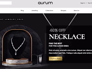 Aurum - Jewelry Shopify Website