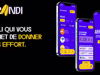 An app for automated micro-donations.
